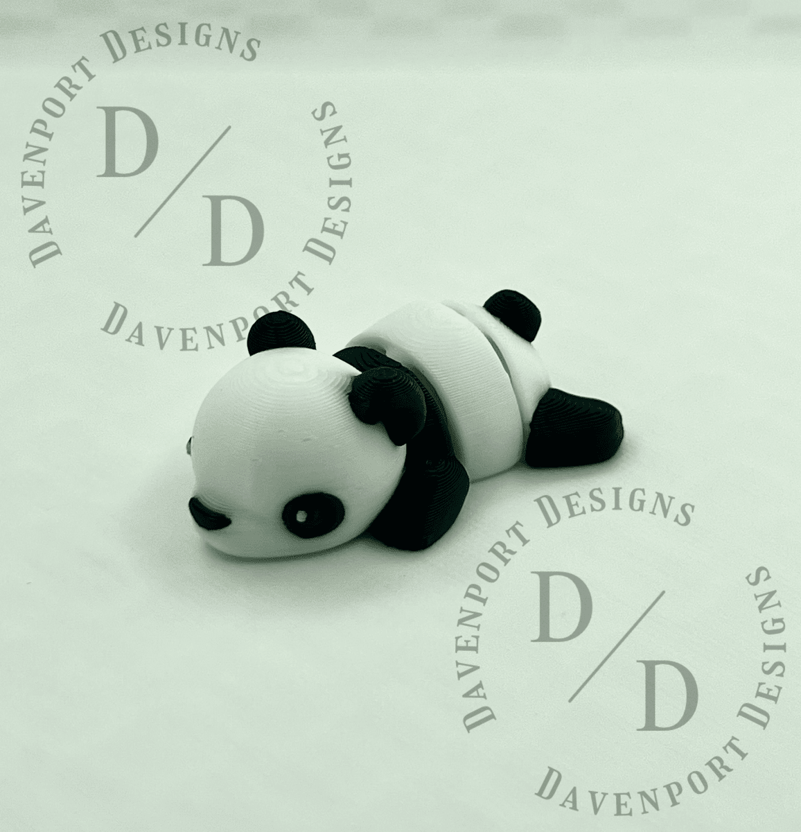 the Panda — mini 3D printed panda figurine
