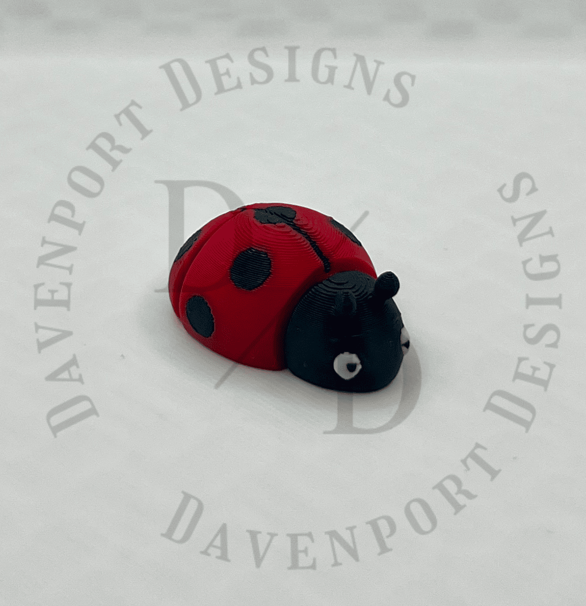 Dotti the Ladibug — mini 3D printed dino figurine