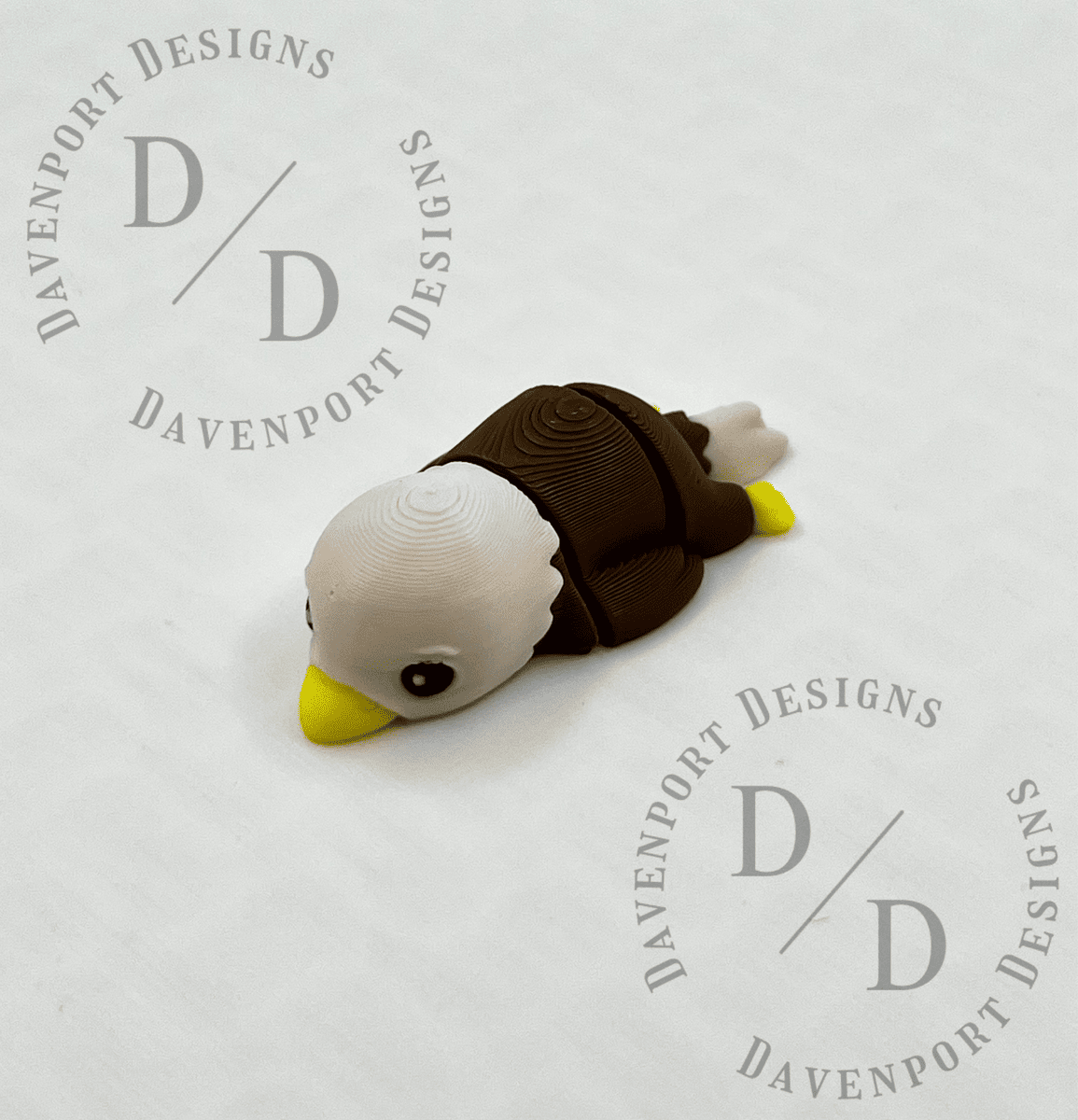 Flappi the Eagle — mini 3D printed eagle figurine