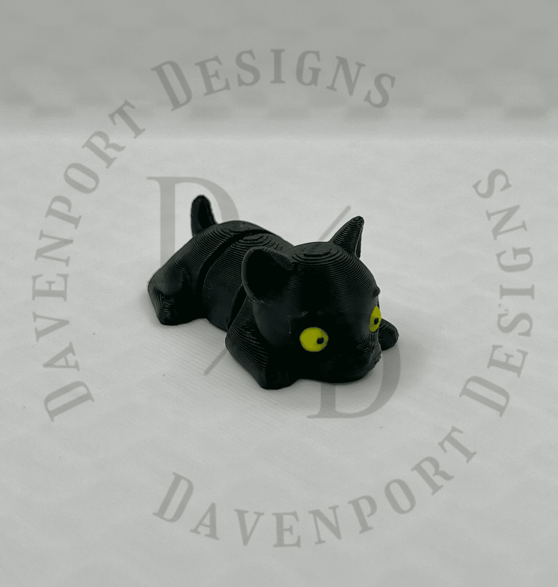 Pawli the Panther — mini 3D printed panther figurine