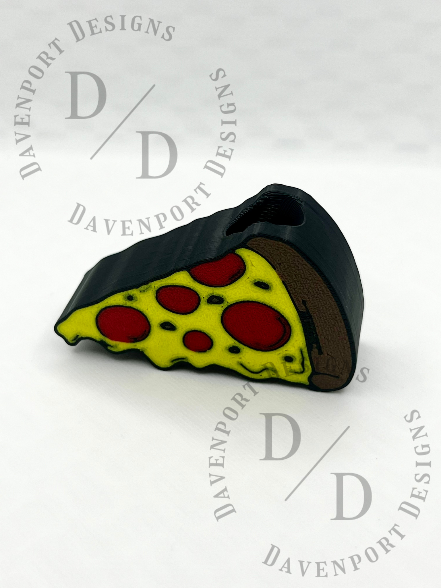 Pepperoni Pizza Topper — mini 3D printed topper