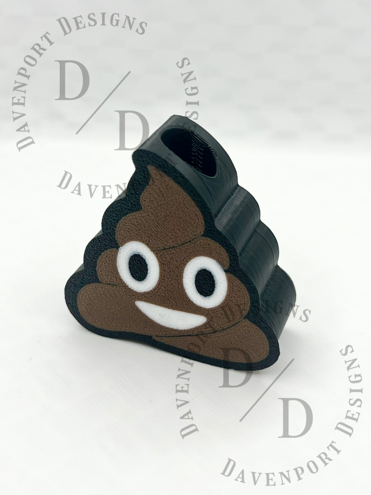 Poo Emoji Topper — mini 3D printed topper