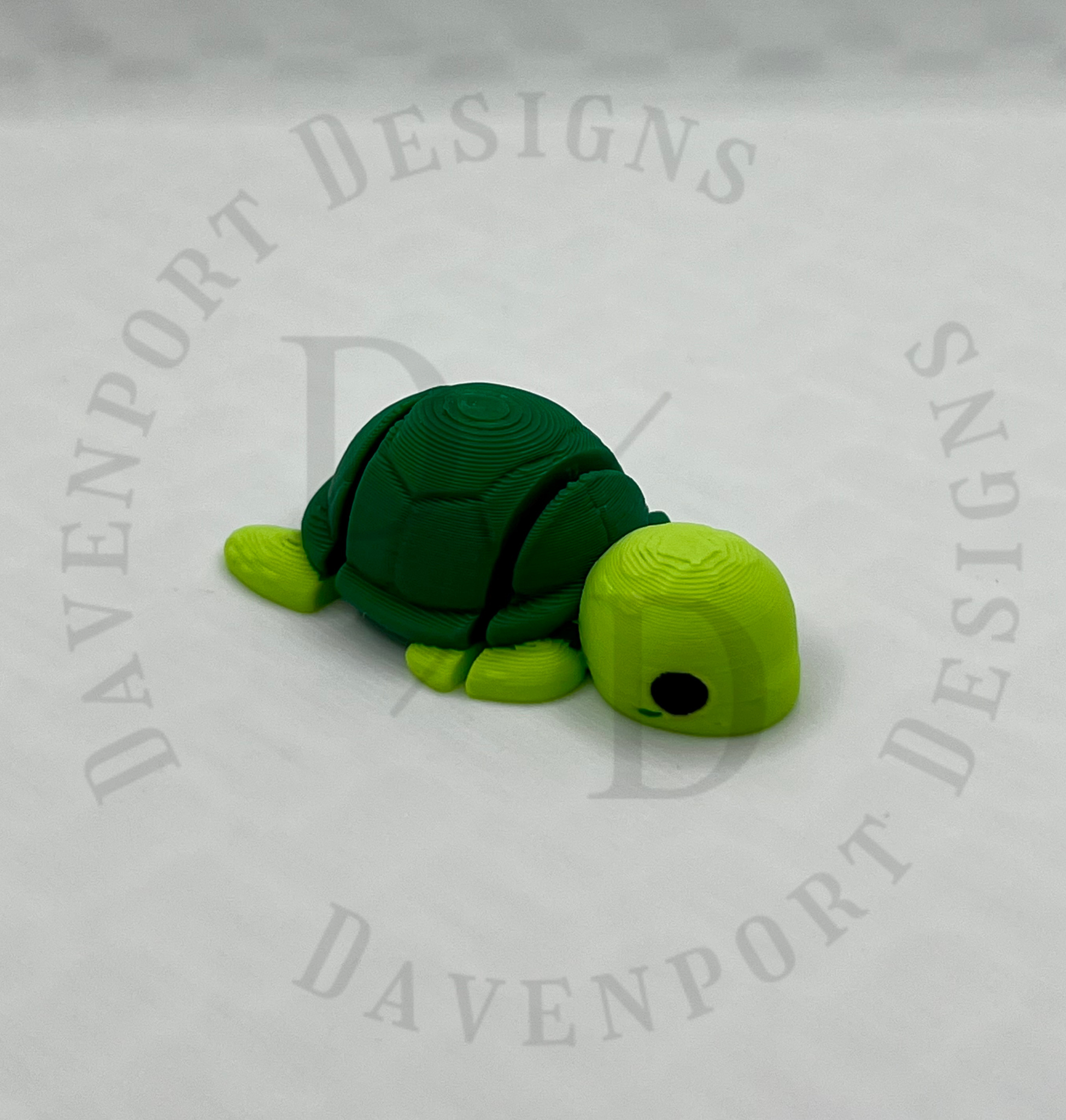 Stan the Turtle — mini 3D printed turtle figurine